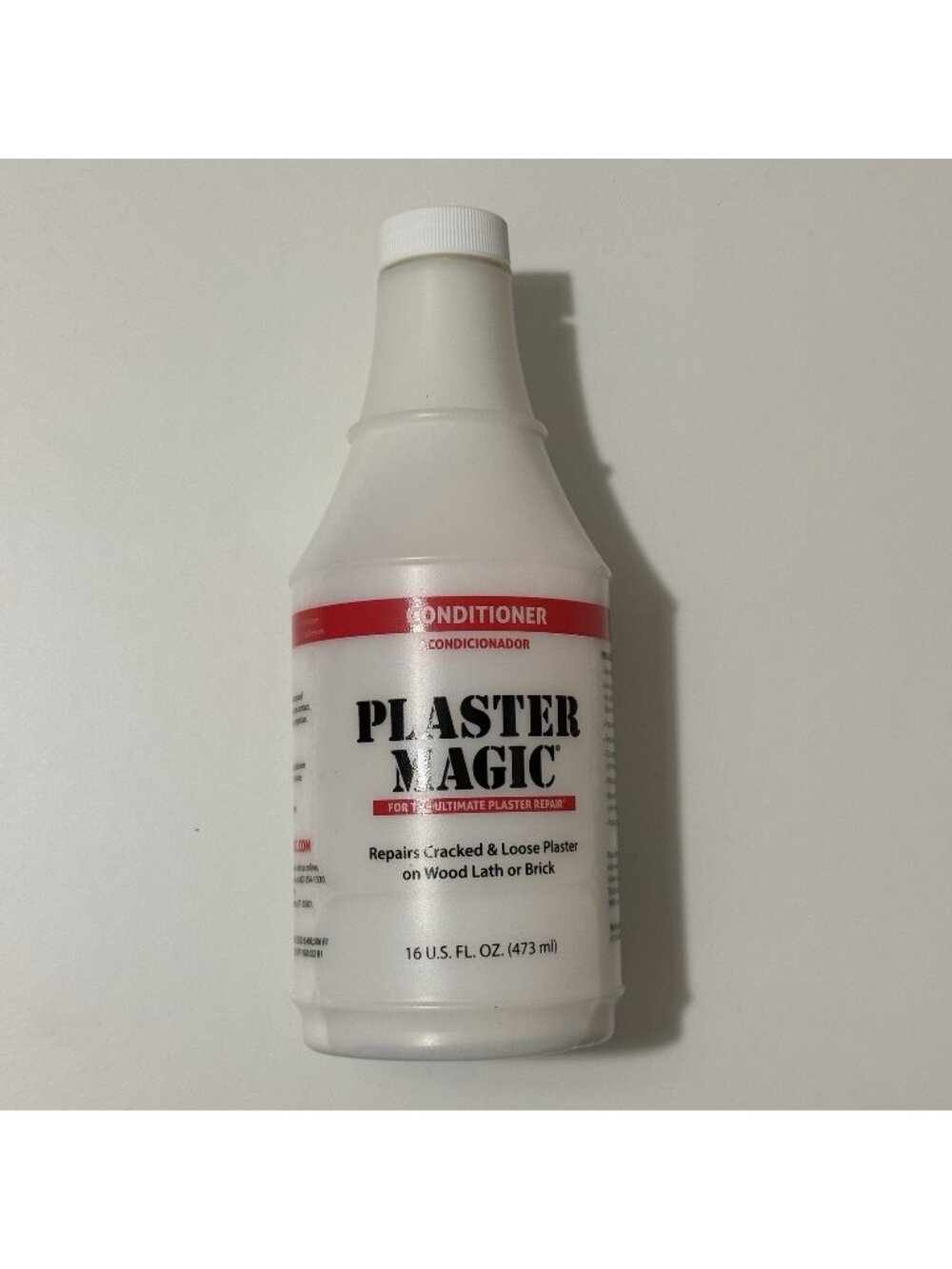 Plaster‎ Magic Conditioner 16oz Repairs Cracked & Loose Plaster Wood Lath Brick